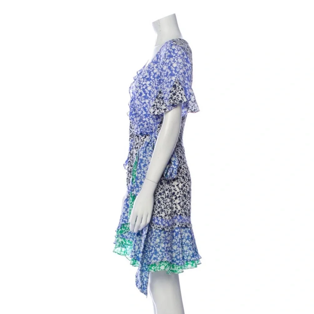 Tanya Taylor silk mini wrap dress, size 6 - Picture 2 of 7